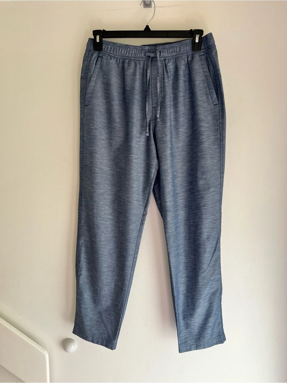 Lululemon LuluLinen Pull-On Pant Heather club blue size L